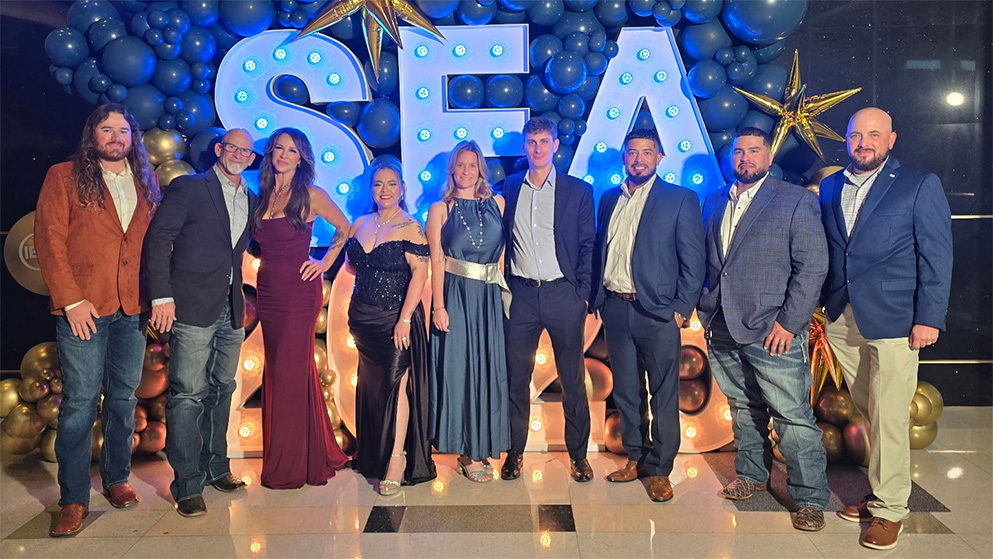 S&B employees at Safety Excellence Awards ceremony presented by Health & Safety Council and Industry Business Roundtable